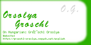 orsolya groschl business card